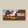 Digital Nomad Robot and Camel Travel Mug