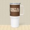 Digital Nomad Robot and Camel Travel Mug