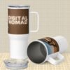 Digital Nomad Robot and Camel Travel Mug