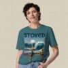 Stoked Surfing T-Shirt Unisex Organic Cotton