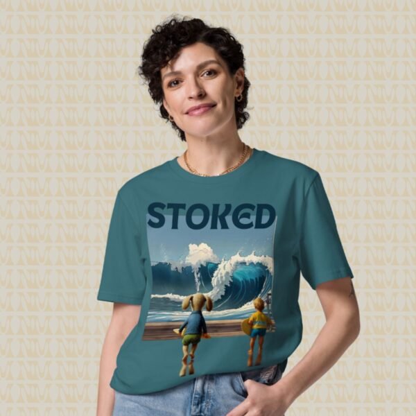 Stoked Surfing T-Shirt Unisex Organic Cotton