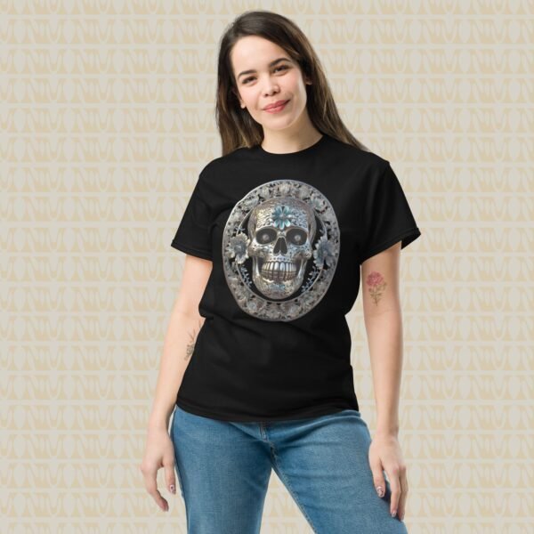 Metallic Dia De Los Muertos Unisex Classic Tee