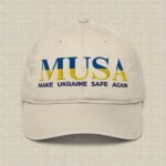 Make Ukraine Safe Again (MUSA) Organic Dad Hat