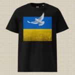 Peace Over Ukraine Unisex Organic Cotton T-Shirt