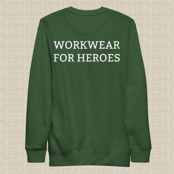 Ukraine Tryzub "Workwear For Heroes" Unisex Premium Sweatshirt