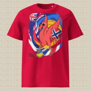 Football Manga-Bird Unisex Organic Cotton T-Shirt