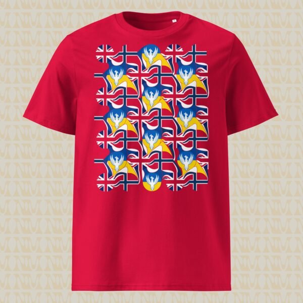 Melted Flags Unisex Organic Cotton T-Shirt