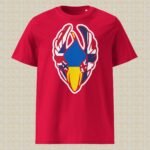 Ukrainian Aid Delivery Bird Unisex Organic Cotton T-Shirt