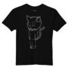 Scarelys Lucky Black Cat Organic Cotton Kids T-Shirt