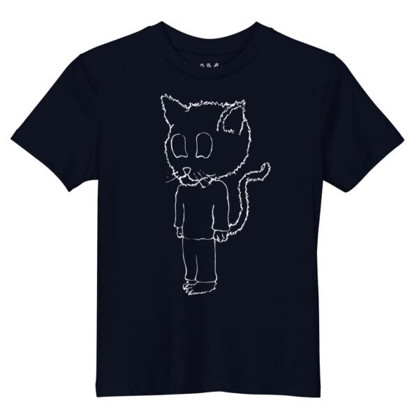 Scarelys Lucky Black Cat Organic Cotton Kids T-Shirt
