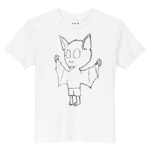 Scarelys Cute Bat Organic Cotton Kids T-Shirt
