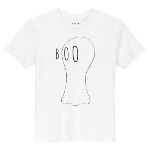 Scarelys Boo Ghost Organic Cotton Kids T-Shirt