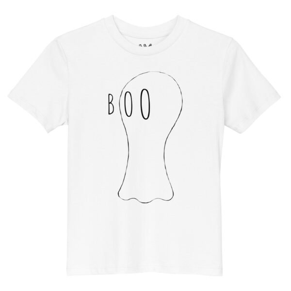 Scarelys Boo Ghost Organic Cotton Kids T-Shirt