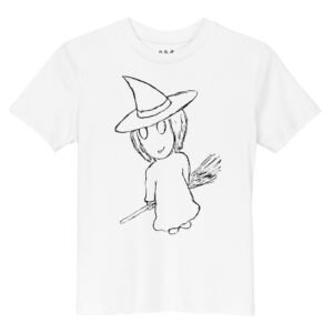 Scarelys Lil Witch Organic Cotton Kids T-Shirt