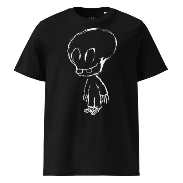 Scarelys Skeleton Unisex Organic Black Cotton T-Shirt