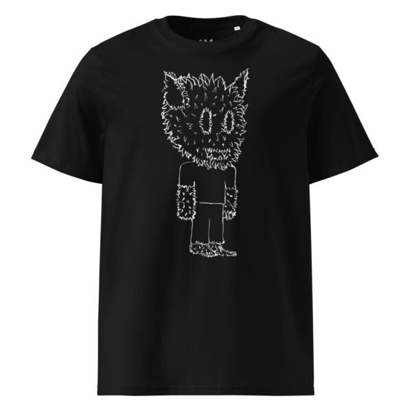 Scarelys Werewolf Unisex Organic Black Cotton Halloween T-Shirt