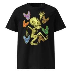 Skeleton and Xolo Unisex Organic Cotton T-Shirt
