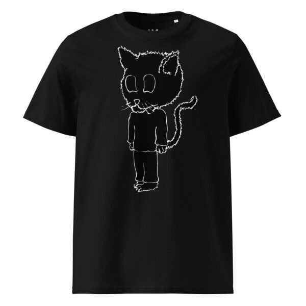 Scarelys Lucky Black Cat Unisex Organic Cotton T-Shirt