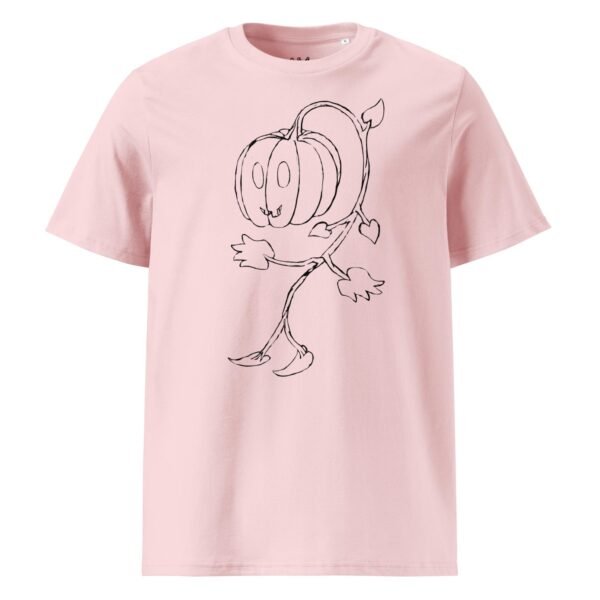 Scarelys Ghost Pumpkin Unisex Organic Cotton T-Shirt