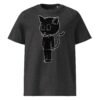 Scarelys Lucky Black Cat Unisex Organic Cotton T-Shirt