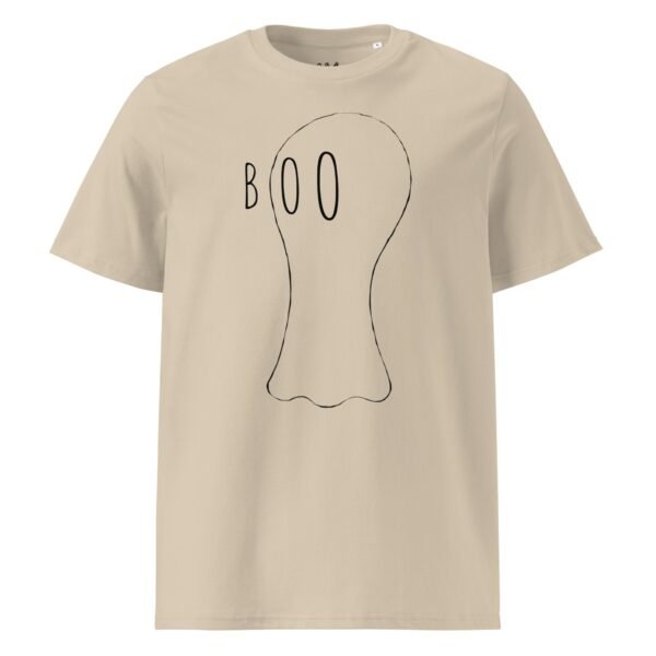 Scarelys Boo Ghost Unisex Organic Cotton Halloween T-Shirt