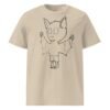 Scarelys Cute Bat Unisex Organic Cotton Halloween T-Shirt