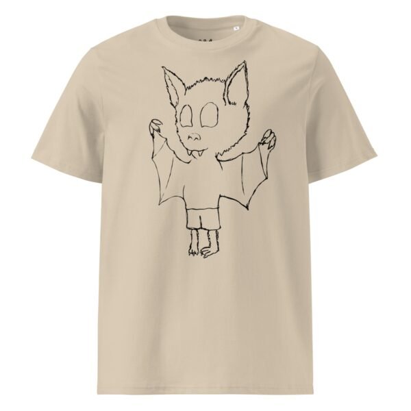 Scarelys Cute Bat Unisex Organic Cotton Halloween T-Shirt