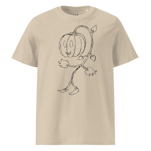 Scarelys Ghost Pumpkin Unisex Organic Cotton T-Shirt