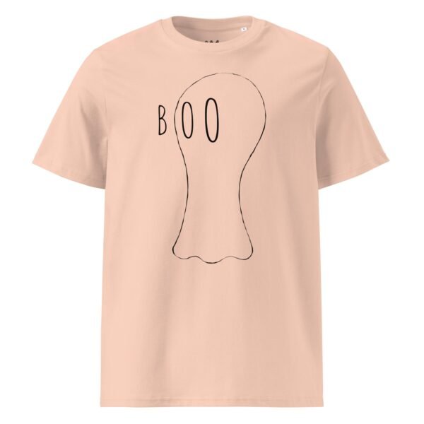 Scarelys Boo Ghost Unisex Organic Cotton Halloween T-Shirt