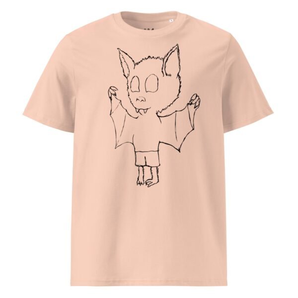 Scarelys Cute Bat Unisex Organic Cotton Halloween T-Shirt