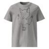 Scarelys Cute Bat Unisex Organic Cotton Halloween T-Shirt