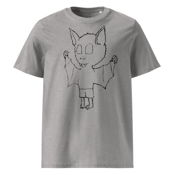 Scarelys Cute Bat Unisex Organic Cotton Halloween T-Shirt