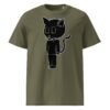 Scarelys Lucky Black Cat Unisex Organic Cotton T-Shirt