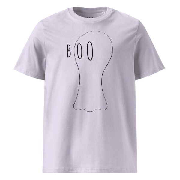 Scarelys Boo Ghost Unisex Organic Cotton Halloween T-Shirt