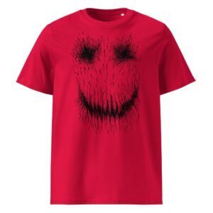Creepy Grin Unisex Organic Cotton T-Shirt
