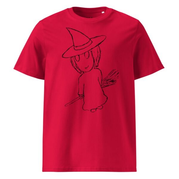 Scarelys Lil Witch Unisex Organic Cotton T-Shirt
