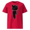 Scarelys Lucky Black Cat Unisex Organic Cotton T-Shirt