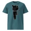 Scarelys Lucky Black Cat Unisex Organic Cotton T-Shirt