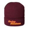 Loving Kindness Organic Ribbed Beanie