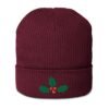 Happy Holly Organic Ribbed Beanie