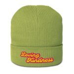 Loving Kindness Organic Ribbed Beanie