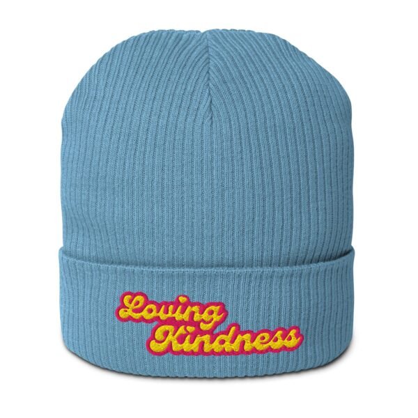 Loving Kindness Organic Ribbed Beanie