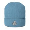 Snowman Organic Ribbed Beanie