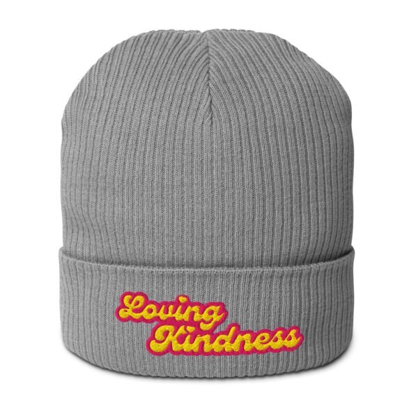 Loving Kindness Organic Ribbed Beanie