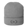 Snowflake Organic Ribbed Beanie