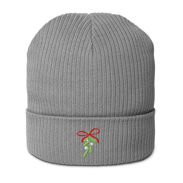Mistletoe Organic Ribbed Beanie