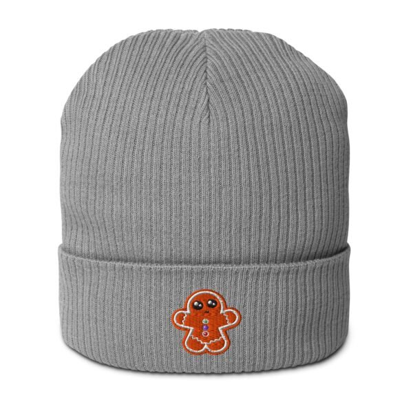 Gingerbread Organic Ribbed Beanie