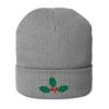 Happy Holly Organic Ribbed Beanie