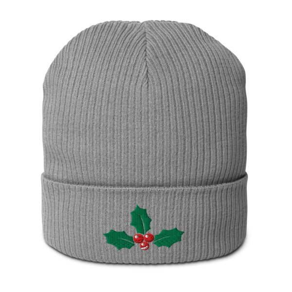 Happy Holly Organic Ribbed Beanie