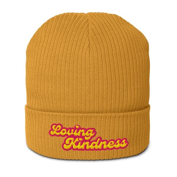 Loving Kindness Organic Ribbed Beanie